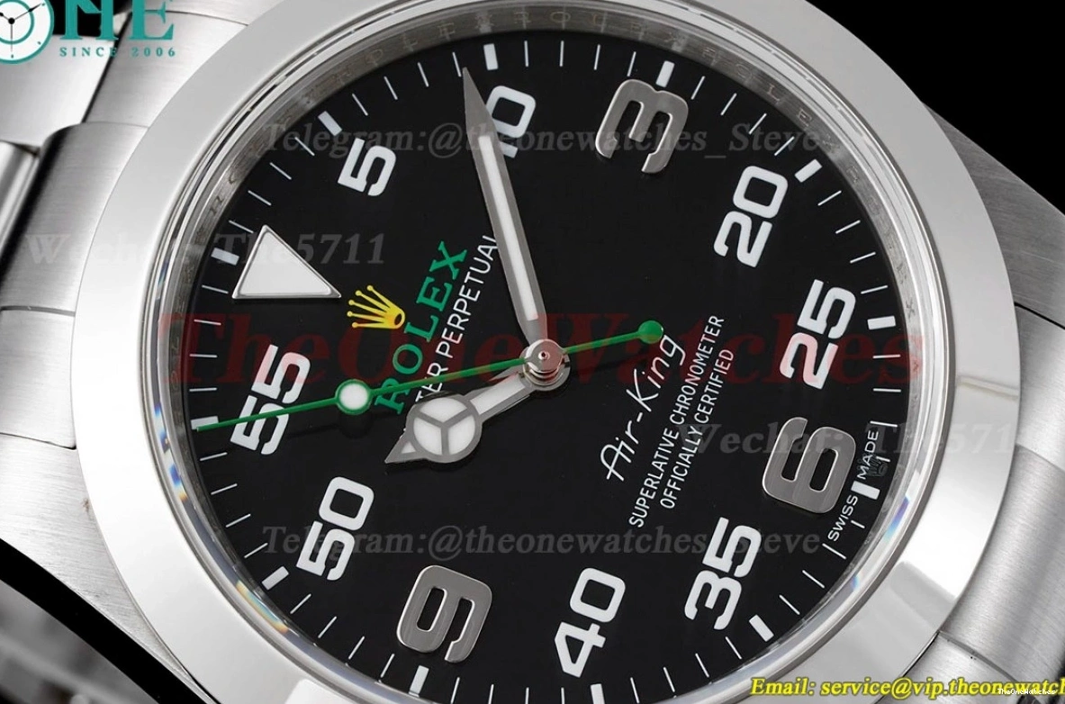 SA3131 904L 40mm SS Num SS Airking Black JDF 116900 0209
